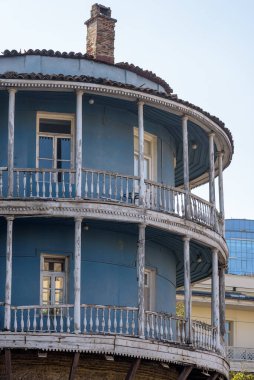 9 Kasım 2025 'te Gürcistan' ın başkenti Tiflis 'in Eski Kasaba Mimarı