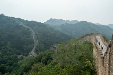 Çin Seddi 'nin Mutianyu bölgesi, 9 Ağustos 2014 tarihinde Pekin' in 50 kilometre kuzeyinde.