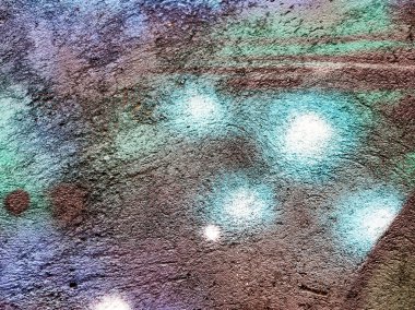 Beton, yıpranmış, aşınmış duvar boya hasarlı. Eski Beton Su