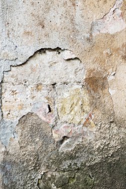 Beton abstract, çatlak ve çizikler ile yıpranmış. landscap