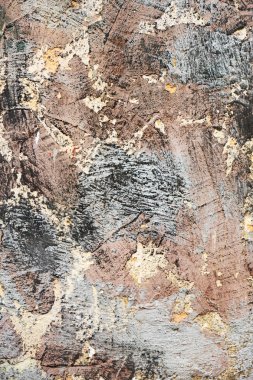 Beton abstract, çatlak ve çizikler ile yıpranmış. landscap