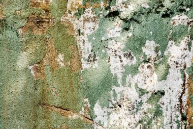 Beton abstract, çatlak ve çizikler ile yıpranmış. landscap