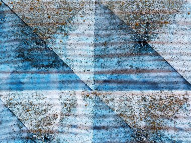 Beton abstract, çatlak ve çizikler ile yıpranmış. landscap