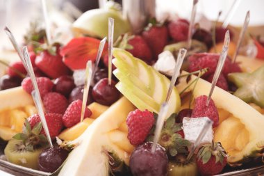 Açık büfe Brunch gıda festival Cafe konsept yemek yeme