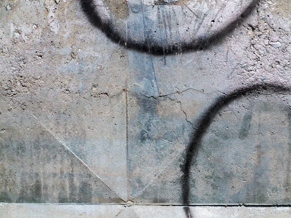 Concreto abstrato, resistido com fissuras e arranhões. Landscap — Fotografia de Stock