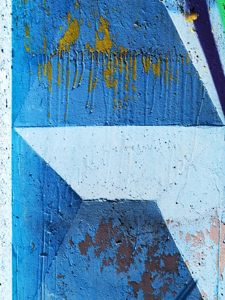 Beton abstract, çatlak ve çizikler ile yıpranmış. landscap — Stok fotoğraf