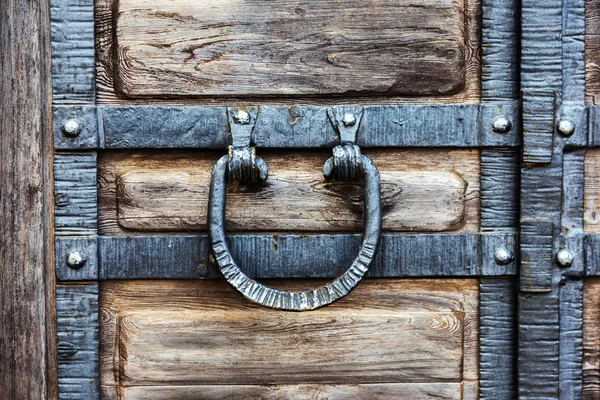 Creative textured background old wood, wrought iron stylized med — Stock Photo, Image