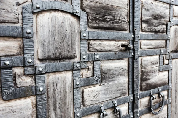 Creative textured background old wood, wrought iron stylized med — Stock Photo, Image