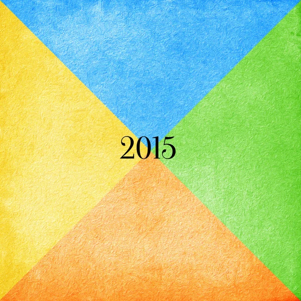 Ovanliga täckning för kalender 2015 i retro stil, vintage tillbaka — Stockfoto