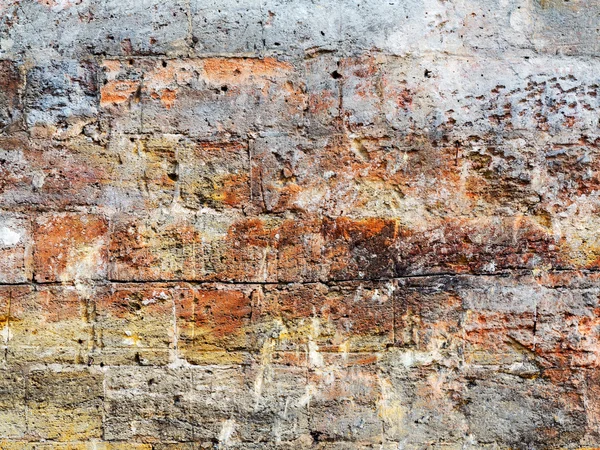 Old grunge brick wall background — Stock Photo, Image