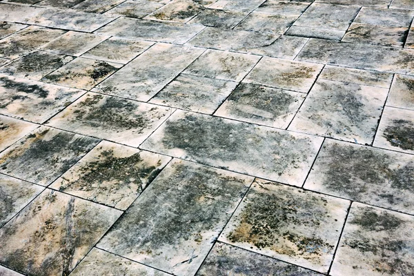 Düster strukturiert Hintergrund schmutzigen Marmor Fliese Straße — Stockfoto