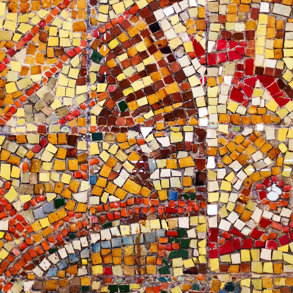 Abstrato cor criativa mosaico fundo de azulejos brilhantes forro — Fotografia de Stock