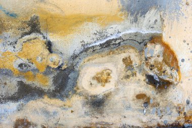 Beton abstract, çatlak ve çizikler ile yıpranmış. landscap