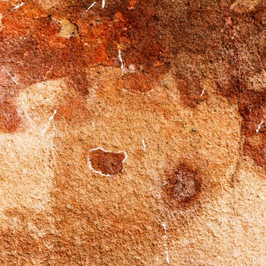 Beton abstract, çatlak ve çizikler ile yıpranmış. landscap