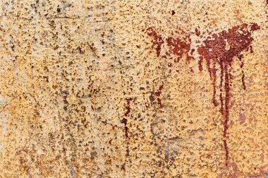 Beton abstract, çatlak ve çizikler ile yıpranmış. landscap