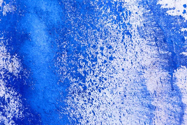 Criativa bonito fundo azul, tinta spray azul no concreto — Fotografia de Stock