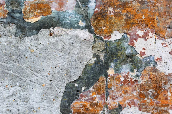 Abstract concrete, weathered with cracks and scratches. Landscap — Stock Photo, Image