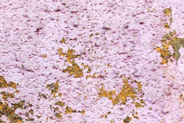 Arka plan beton pembe boya ile yıpranmış, boyalı 