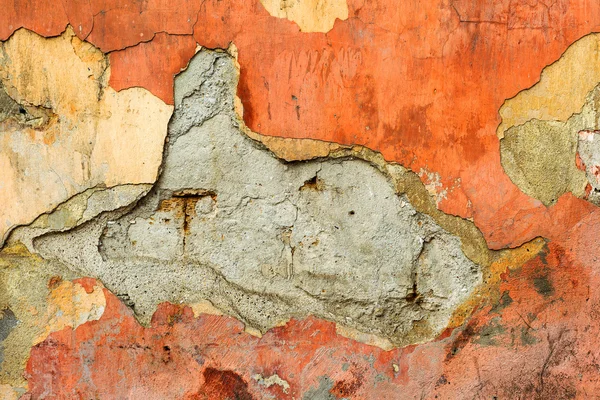 Abstrakter Beton, verwittert mit Rissen und Kratzern. Landschaft — Stockfoto