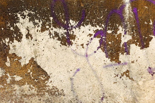 Abstract concrete, weathered with cracks and scratches. Landscap — Stock Photo, Image