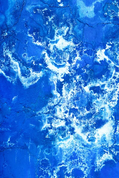 Креативний красивий синій фон, синя фарба для розпилення на бетоні — стокове фото