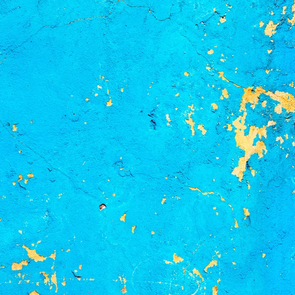 Créatif beau fond bleu, peinture par pulvérisation bleue sur béton — Photo