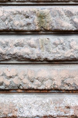 Beton abstract, çatlak ve çizikler ile yıpranmış. landscap