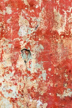 Beton abstract, çatlak ve çizikler ile yıpranmış. landscap