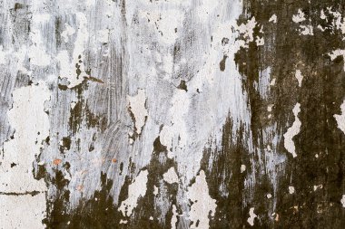 Beton abstract, çatlak ve çizikler ile yıpranmış. landscap