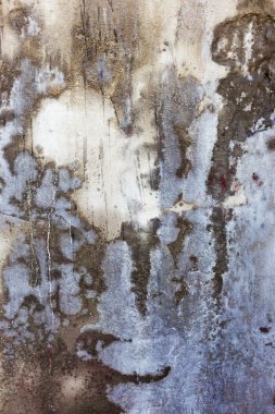 Otantik arka plan beton boya boyalı yıpranmış çatlaklar ve çizikler ile. Manzara tarzı. Eski Beton yüzey. Büyük arka plan veya doku.