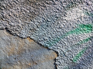 Beton abstract, çatlak ve çizikler ile yıpranmış. landscap