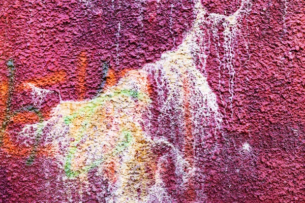 Autentyczne teksturowanej tło starych murów, chuligani Witraż z p — Zdjęcie stockowe