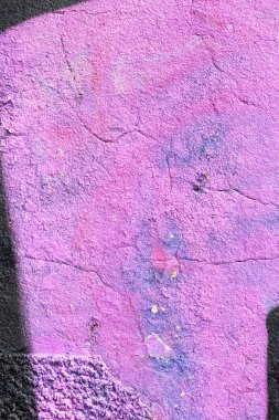 eski bina duvarları boya bulaşmış holigan. manzara 