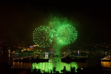 Sevastopol, Crimea - 9 Mayıs 2015: Sevastopol zafer gün 70 yıldönümü onuruna Selam