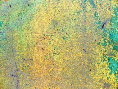 Beton abstract, çatlak ve çizikler ile yıpranmış. landscap