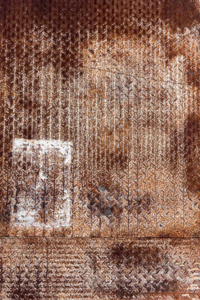 Δημιουργικό υπόβαθρο του σκουριασμένο μέταλλο με ρωγμές και γρατσουνιές. gr — Φωτογραφία Αρχείου