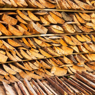 ahşap arka plan kesit. Seçici trendy