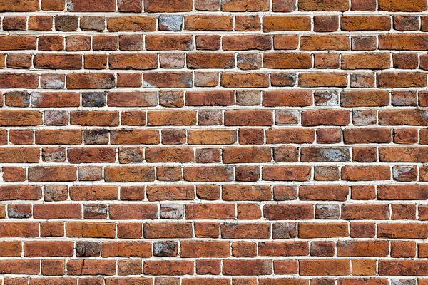 Fondo abstracto pared de ladrillo blanco viejo con grietas y arañazos — Foto de Stock