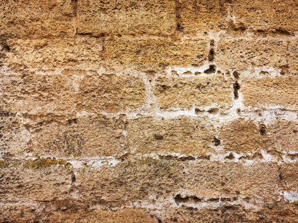 Muro costruito in pietra naturale. Può essere utilizzato come sfondo — Foto Stock