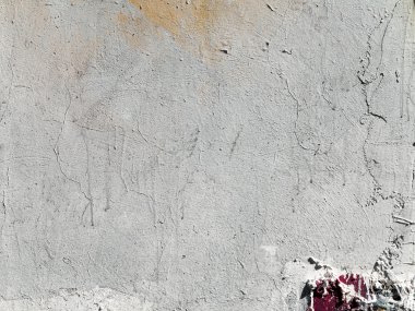 Beton abstract, çatlak ve çizikler ile yıpranmış. landscap