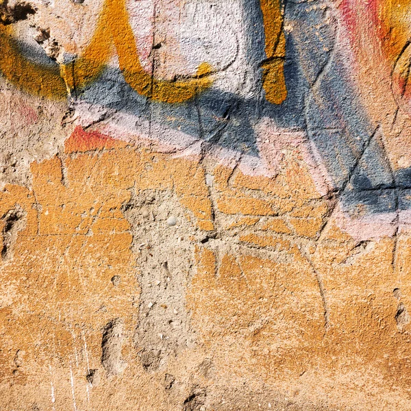 ODESSA - SEPTEMBER 15: Detail of graffiti on the wall of the old — Zdjęcie stockowe