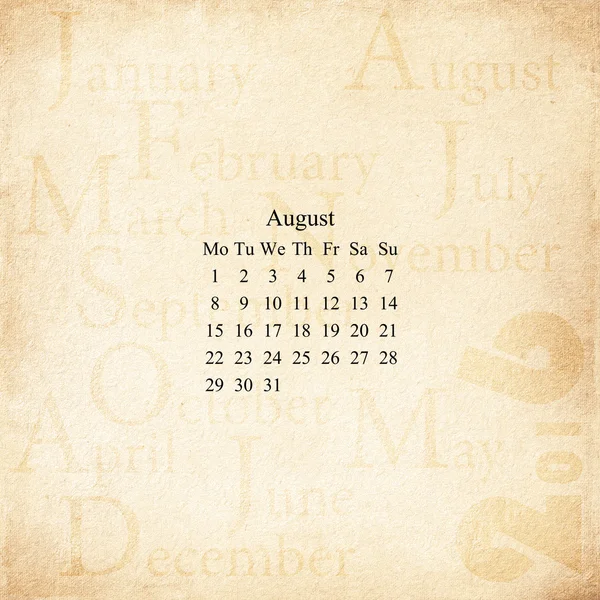New 2016 calendar on abstract blue sheet of paper — Stock Photo, Image