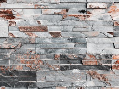 Doğal taştan örülmüş duvar. Arka plan olarak kullanılabilir. Büyük ba