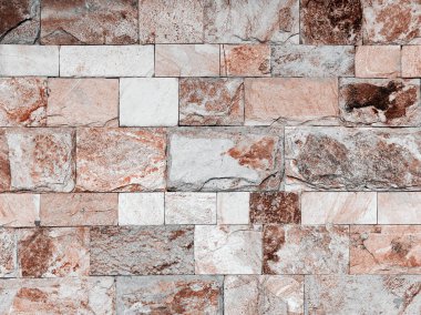 Doğal taştan örülmüş duvar. Arka plan olarak kullanılabilir. Büyük ba