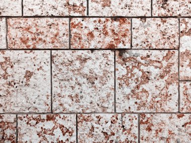 Doğal taştan örülmüş duvar. Arka plan olarak kullanılabilir. Büyük ba