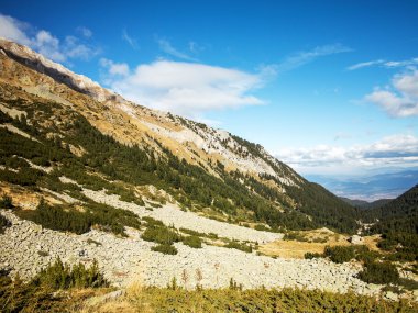 Pyrenees güzel otantik kayalık manzara. Bansko, Bul