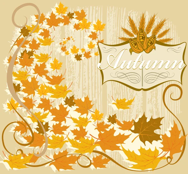 AutumnLeaves — Stock Vector