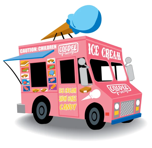 Camión de helado — Archivo Imágenes Vectoriales