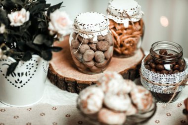 çay ve kek güzel kompozisyonu