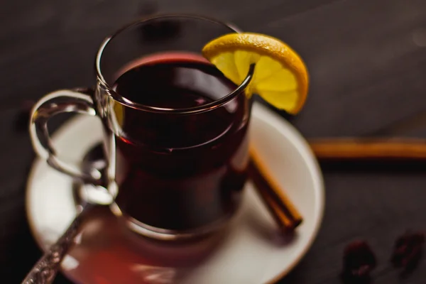 A Cup of hibiscus tea — Stock Photo, Image